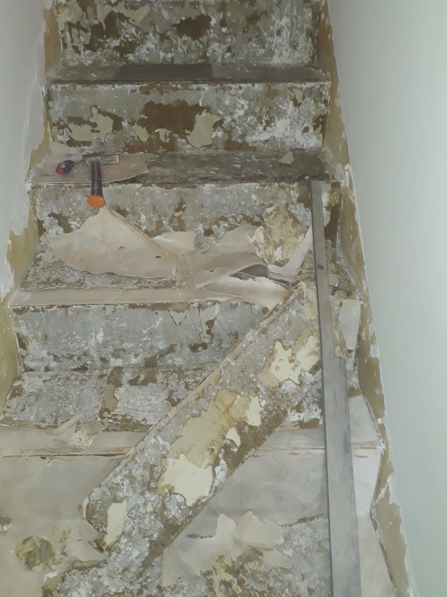 Escalier avant travaux